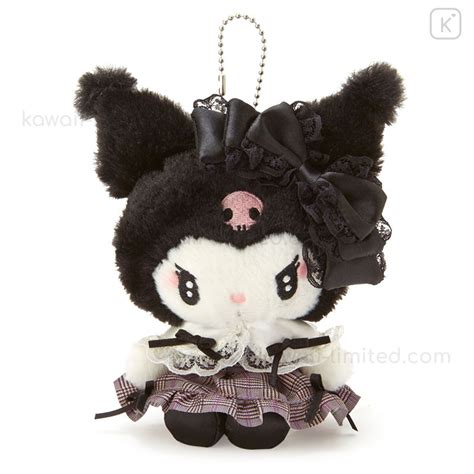 Japan Sanrio Original Mascot Holder Kuromi Secret Melokuro Kawaii