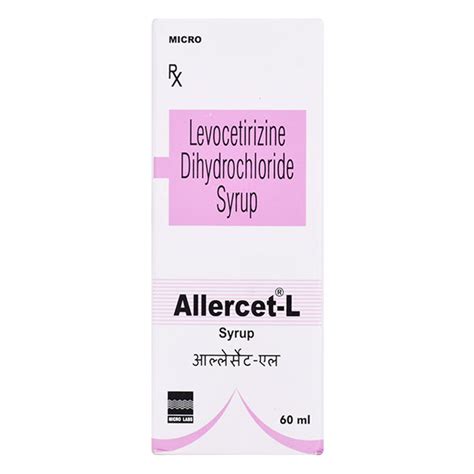 ALLERCET L Syrup 60ml Price Uses Side Effects Netmeds