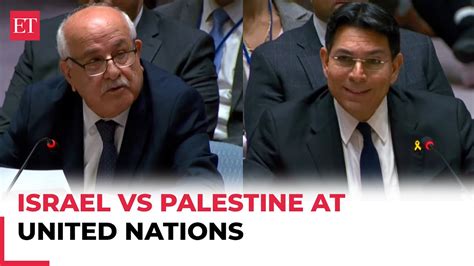 Israel Vs Palestine At Un Real Issue Is Hamas Says Danon Mansour