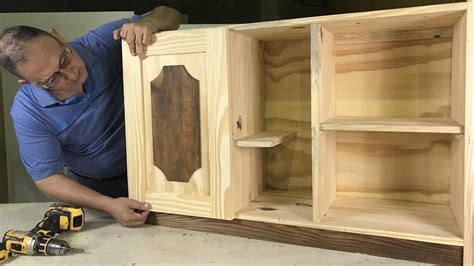 Alacena De Madera Con Bandejero Paso A Paso FÁcil De Hacer Tutorial