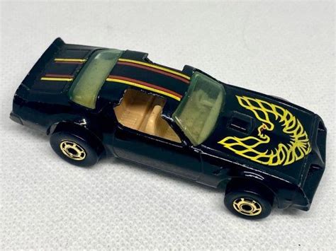 Hot Wheels Hot Bird Firebird Trans Am Gold Rims Black Walls In Very Good Condition