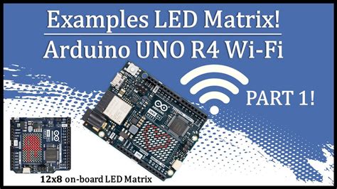 Arduino UNO R4 WiFi Part 1 Examples LED Matrix Display Chip Danger