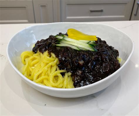 Jjajangmyeon Korean Black Bean Noodles Kwokspots