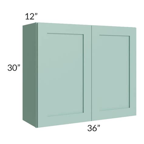 Midtown Sage Green Shaker X Wall Cabinet The Rta Store