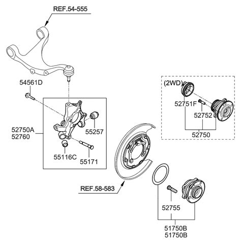 517502b010 Genuine Kia Hub Assembly