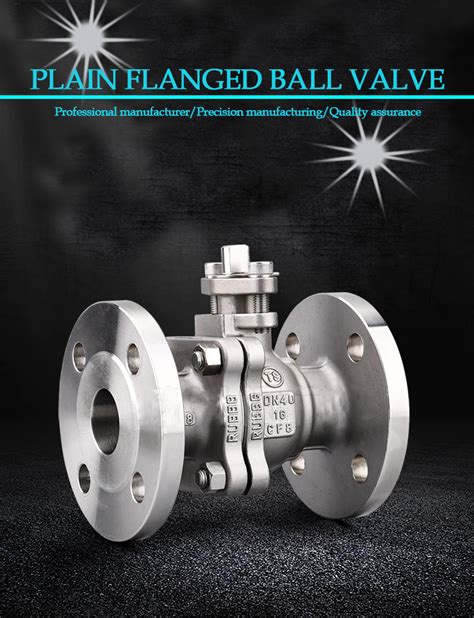 Full Bore Ball Valve Stainless Steel Npt Bspt High Platform Flanged Pc