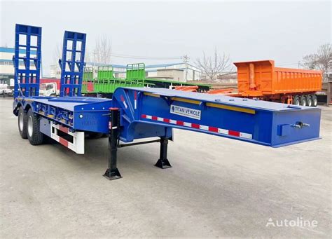 Naczepa Niskopodwoziowa Titan New Axle Ton Lowbed Trailer