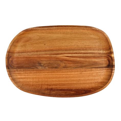 Acacia Wood Oval Serving Platter Wilko