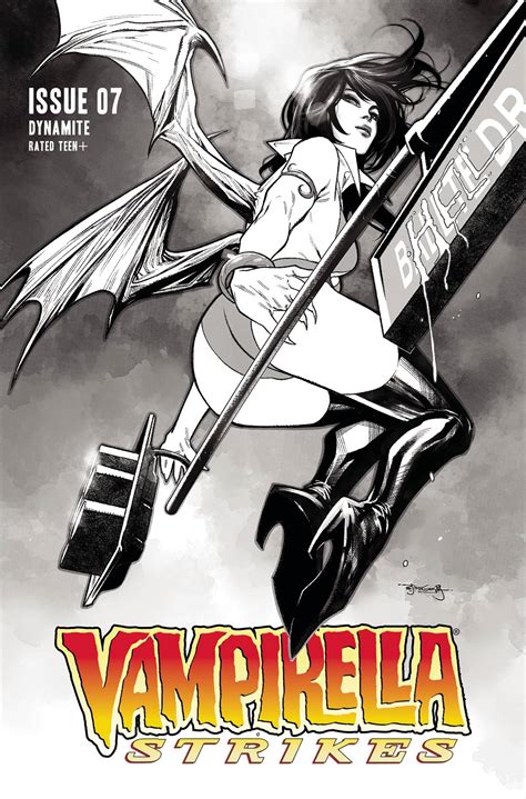 Vampirella Strikes Copy Segovia B W Cover Fresh Comics