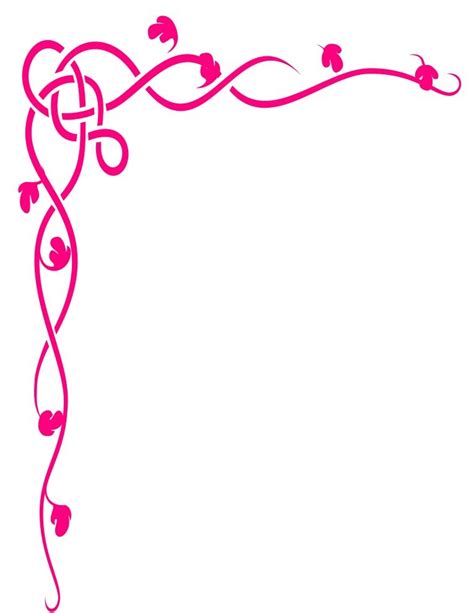 Pink Corner Manger Clipart