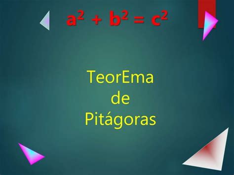 Teorema De Pitagoras Ppt