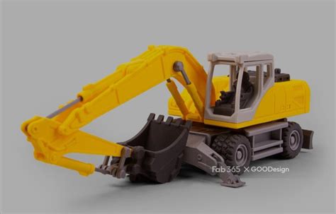 3d Printed Excavator Kit Or Fully Assembled Etsy