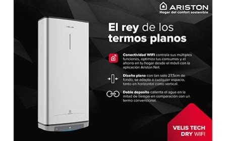 Ariston Presenta Su Nuevo Termo El Ctrico Velis Tech Dry Wifi El Rey