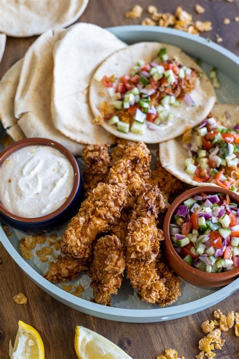 Crispy Honey Buffalo Chicken Pita Taylah S Kitchen