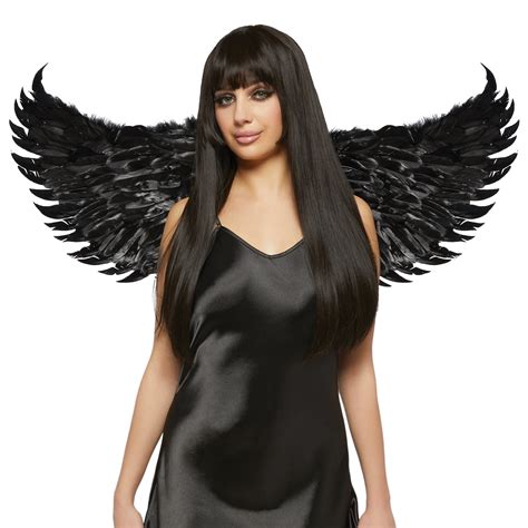 Black Feather Wings For Adults 36 Inches 1 Count Party Expert