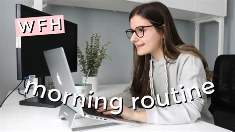 Work Morning Routine 2021 Work From Home 9 5 Job In Toronto Youtube