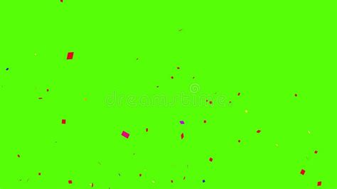 Confetti Explosion Green Screen Confetti Explosion Up Side Burst