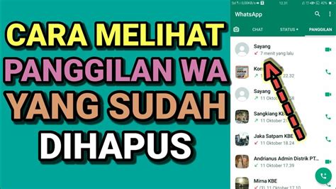 Cara Melihat Panggilan Keluar Masuk Pasangan Yang Terhapus Di Whatsapp