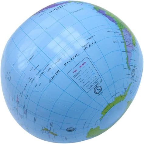 Globe Du Monde Gonflable Pouces Ballon En Pvc Jouet G Ographie