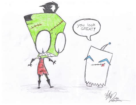 Zim And Girs Halloween Costumes By Sart78910 On Deviantart