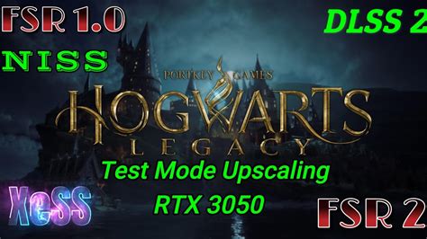 Rtx W Notebook Hogwarts Legacy Test Fsr Dlss Xess Fsr