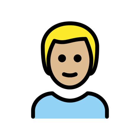 👨🏼 Hombre Tono De Piel Claro Medio Emoji