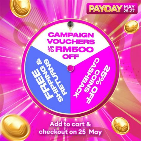 Lazada Payday Sale Enjoy Up To Rm Off Coins Cashback Free