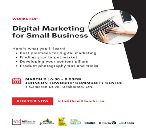Digital Marketing for Small Business Workshop – Huron Shores