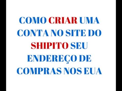 Como Criar uma Conta no Shipito Como Criar um Endereço Shipito nos