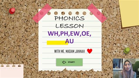 Phonics Lesson Wh Ph Ew Oe Au😊 Youtube