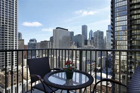 City View From Condo Balcony Stock Photo - Image: 25048210