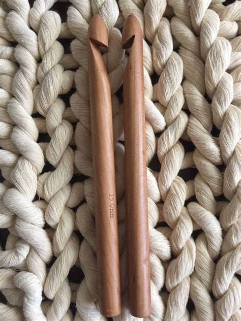 15mm crochet hook Jumbo crochet hook for chunky yarn Large | Etsy