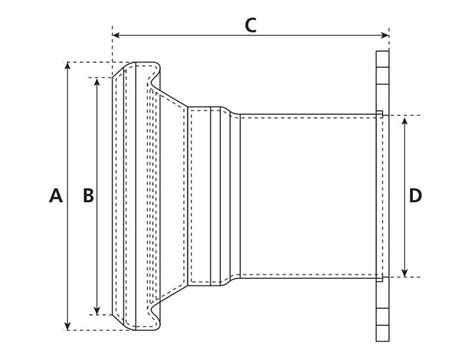 S Female Coupling With Flanged End Galvanised B For Bauer