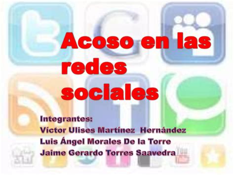 Investigacion Acoso En Las Redes Sociales Ppt