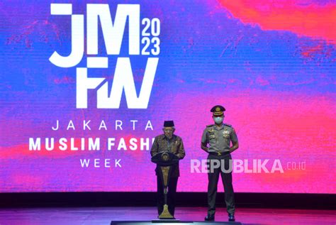 Wapres Buka Jakarta Muslim Fashion Week JMFW 2023 Republika Online