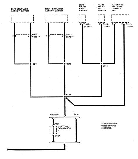 Acura Integra 1990 Wiring Diagrams Ground Distribution