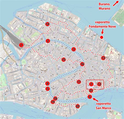 Venice PDF Tourist Map What To See Guide