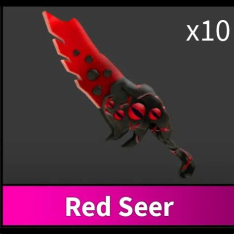 Mm2 Red Seer X10 Roblox Game Items Gameflip