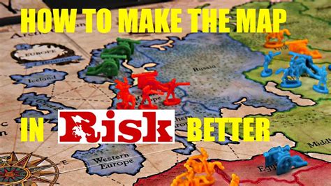 Realistic Risk Board Game Map