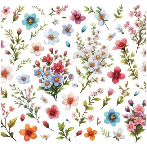 Premium Vector Seamless Flower Pattern