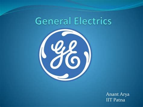 Ge Case Study Ppt