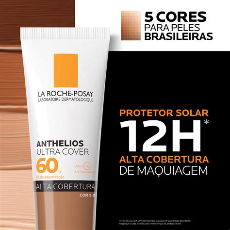 Protetor Solar Facial Cor La Roche Posay Anthelios Ultra Cover Fps