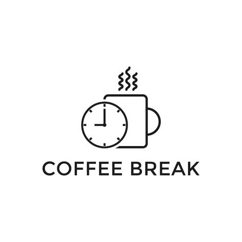 Premium Vector Coffee Break Icon Vector Illustration For Websites