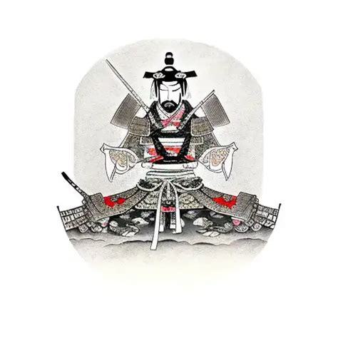 Japanese Samurai Tattoo Idea BlackInk AI