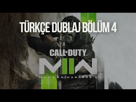 CALL OF DUTY MODERN WARFARE 2 Türkçe Dublaj Bölüm 4 YouTube