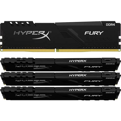 Gb Kingston Fury Schwarz Ddr Dimm Cl Quad Kit Ddr