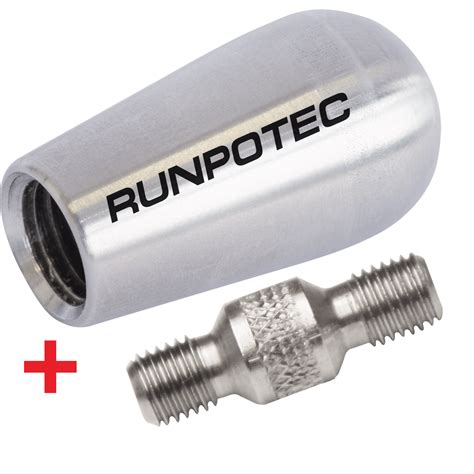 Runpotec Starting Head 20mm Stainless Steel 12mm Thread C COR