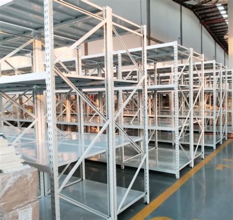 Long Span Storage Racks Medium Duty Shelf Q Steel Kg Kg Kg