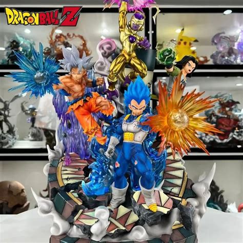 Figura Grande Dragon Ball Z Action Son Goku Freeza Vegeta Estatueta De