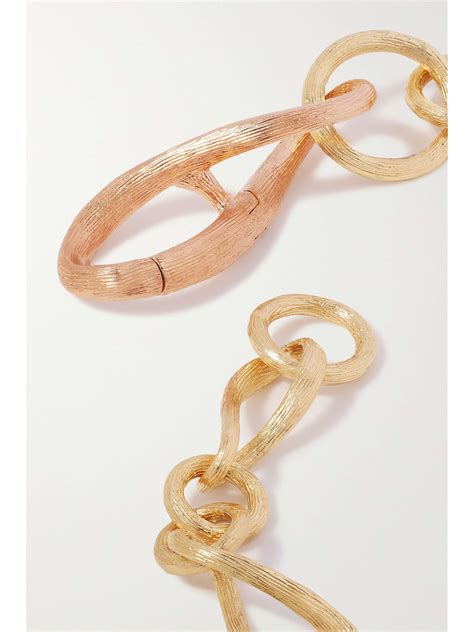 Gold Love Small Karat Yellow And Rose Gold Bracelet Ole Lynggaard